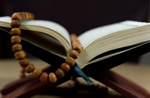 The Holy Quran and Rosary Beads