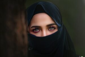 Women Wearing Black Hijab