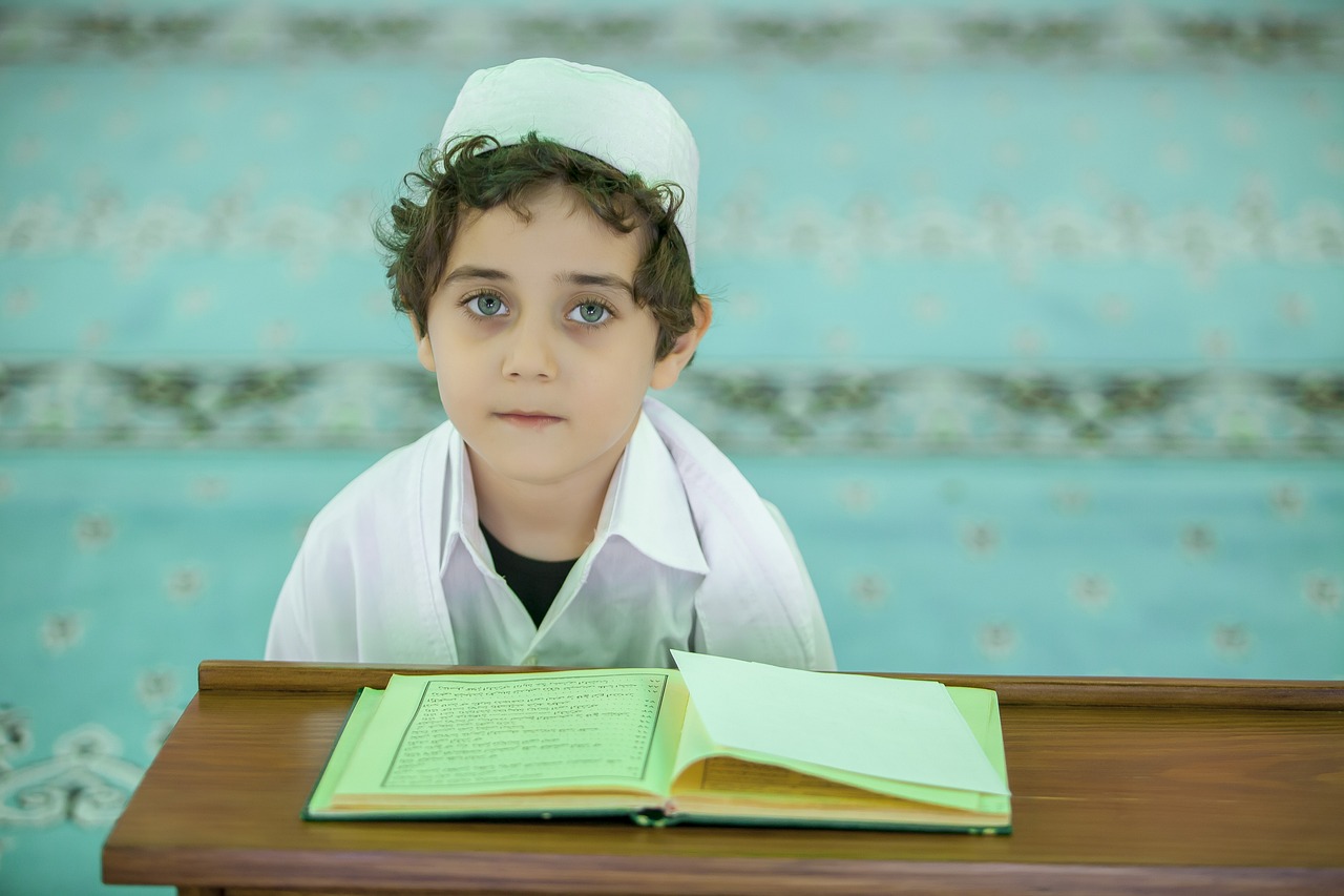 Hafiz Child Studying Quran