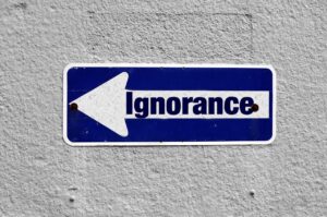 Sign of Ignorance