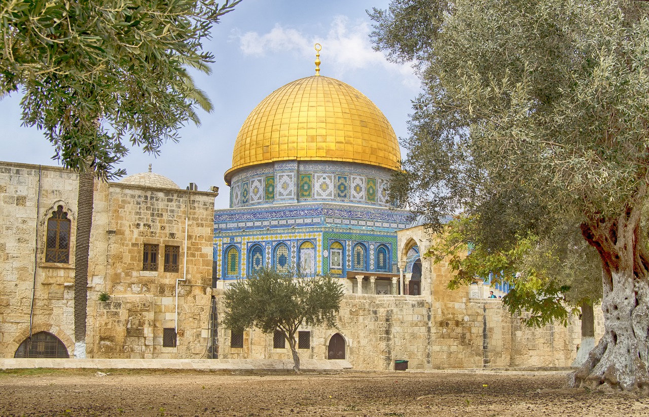 Dome of the rock in Palestine