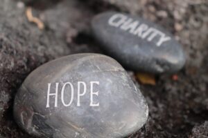 illustration of hope and charity